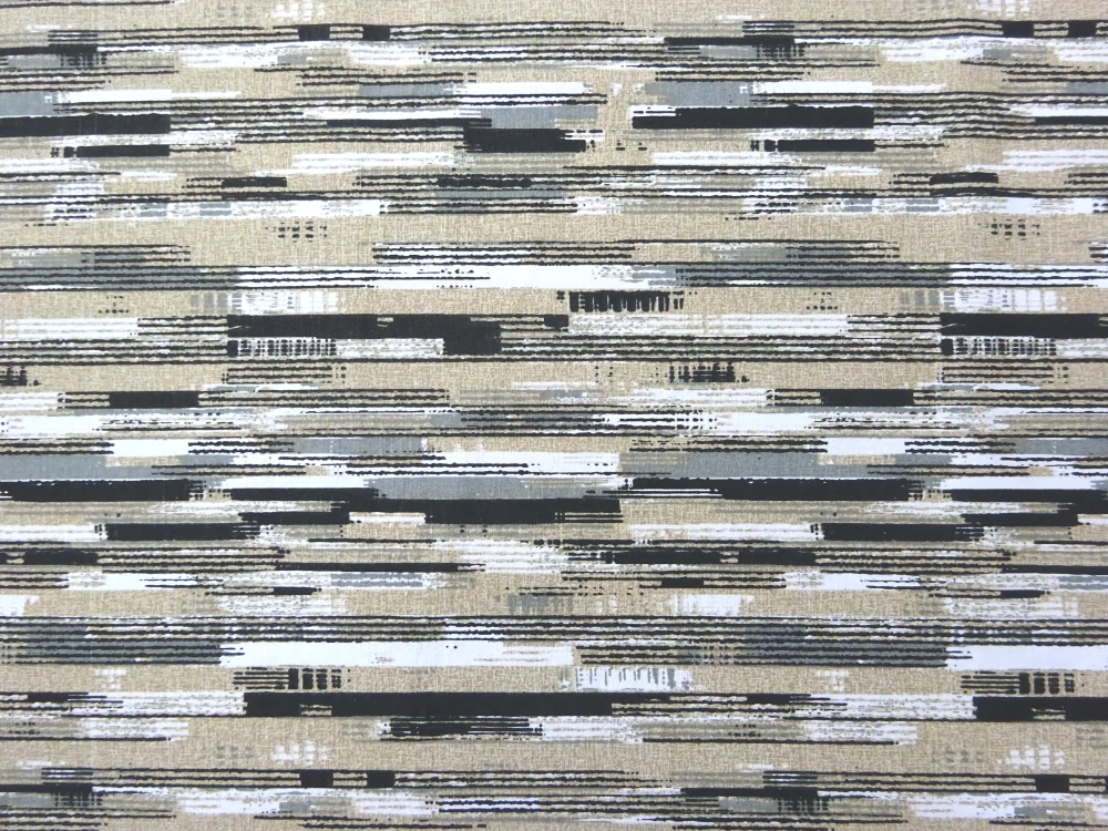 Poťahovka béžovo-čierna "pásiky" 