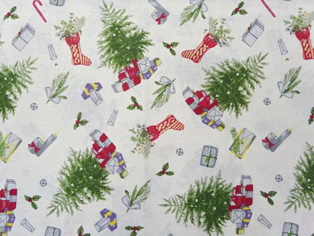 Bavlna maslová "vianočný motív" 