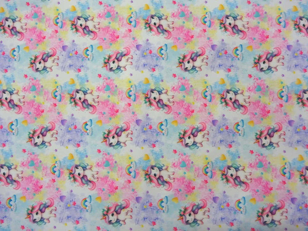 Softshell farebný "jednorožec" 