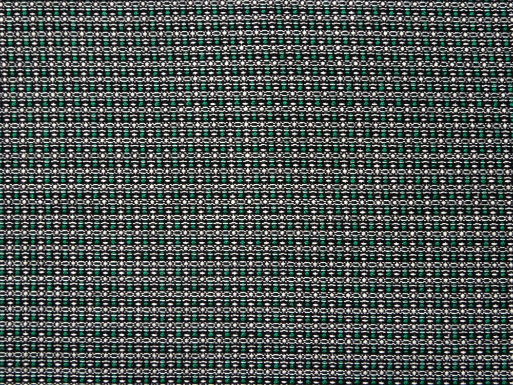 Kostýmovka čierna "bielo-zelený vzor" 