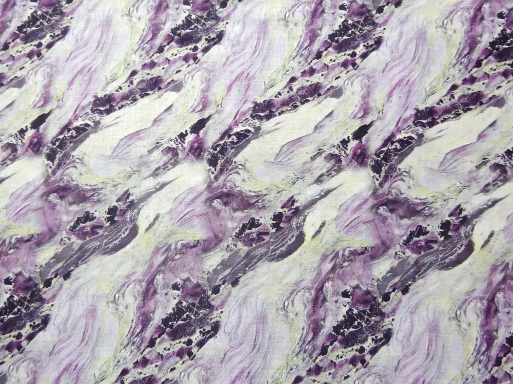 Ľan fialový "mramor" 