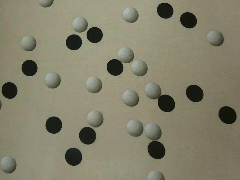 Hodváb béžový "bodky" 