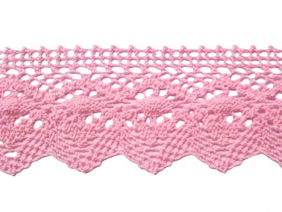 Borta bavlnená ružová "vzorovaná" 