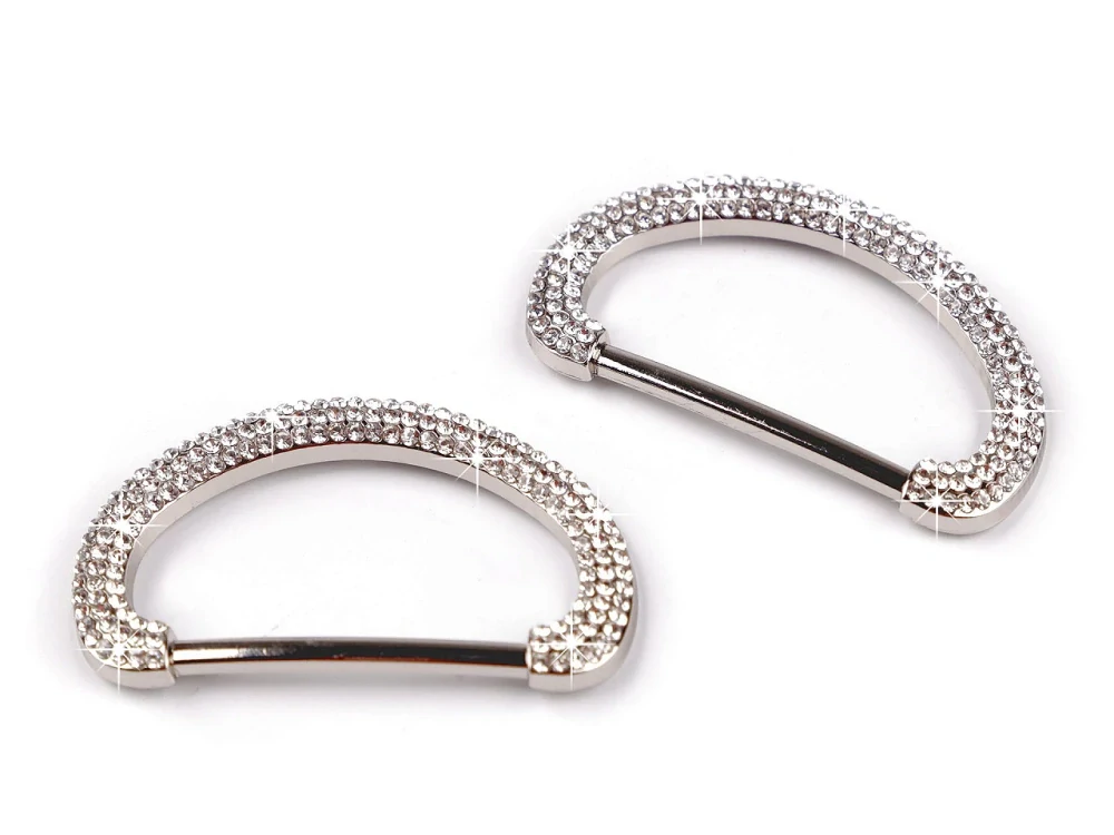 Spona kovová ozdobná "kamienky" 