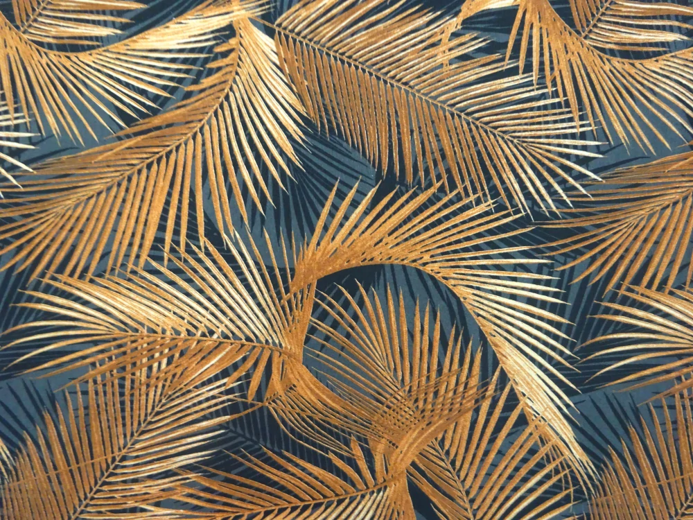 Poťahovka tmavosivá "hnedé a čierne listy" 