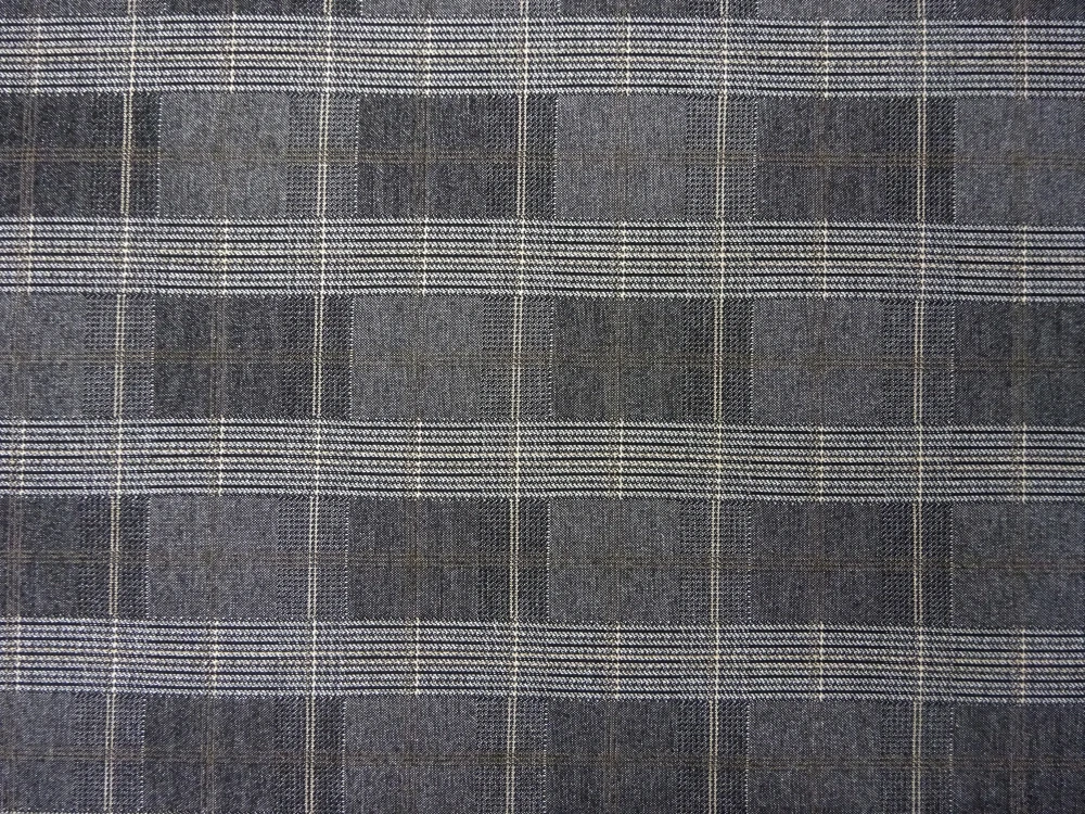 Úplet tmavosivý "káro" 