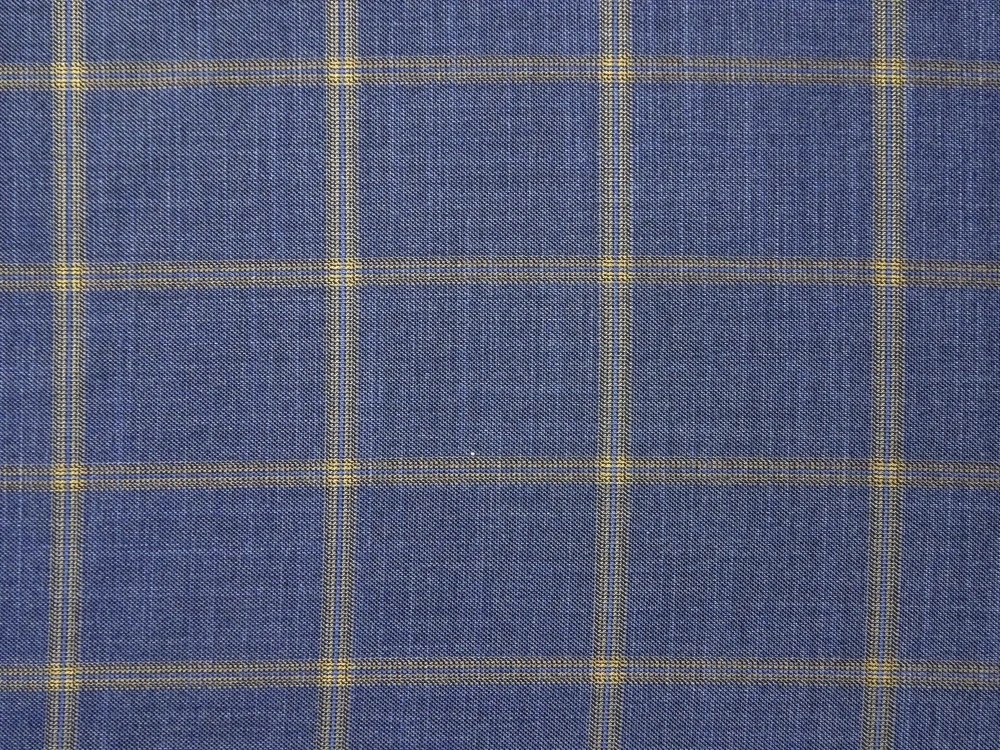 Oblekovka Denim modrá "káro" 