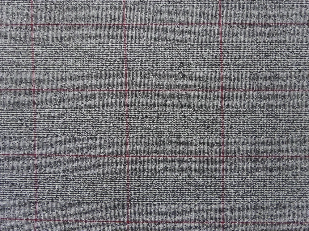 Kostýmovka bielo-čierna "vínové káro" 