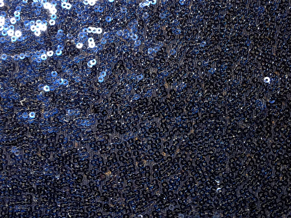 Tyl tmavomodrý "tmavomodré flitre" 