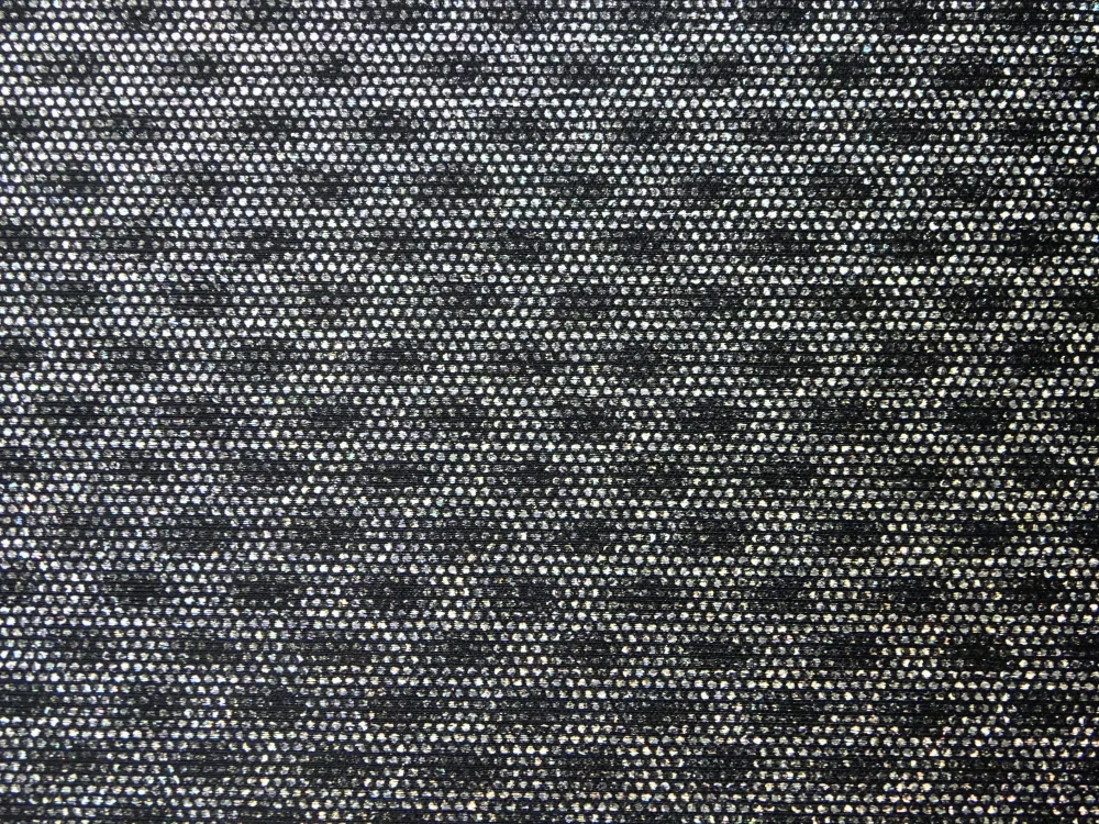 Úplet čierny "strieborno-čierny vzor" 