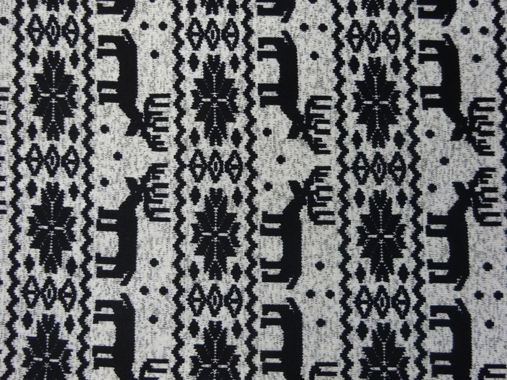 Svetrovina sivý melír "nórsky vzor"