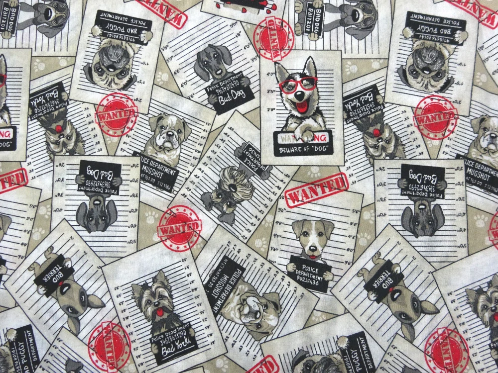 Poťahovka béžová "psík za mrežami" 