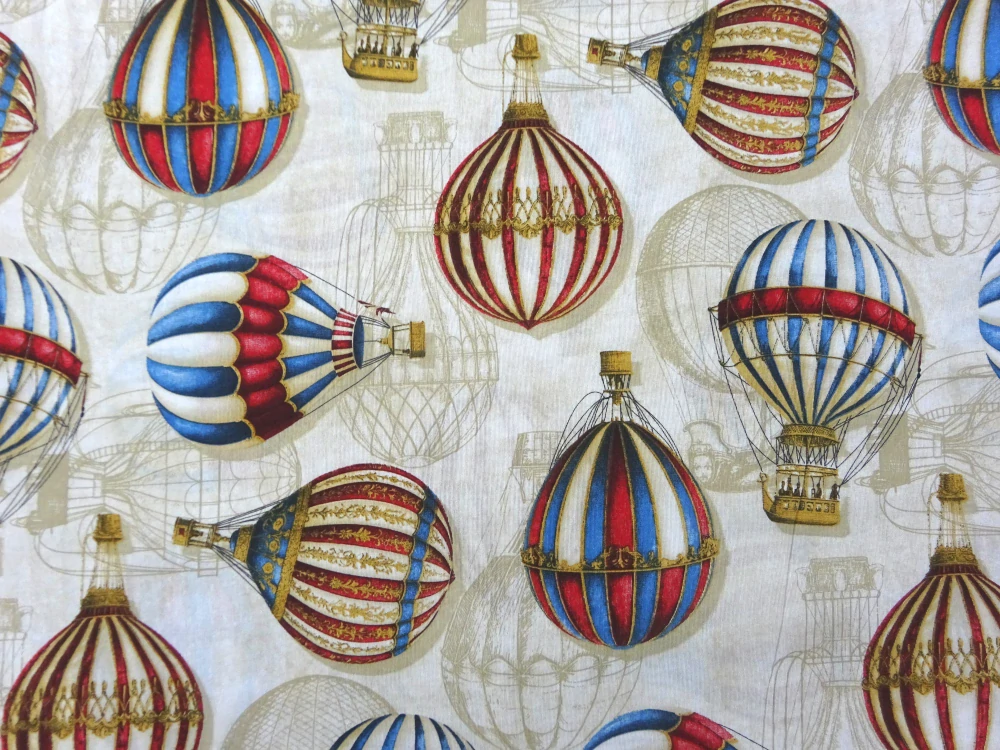 Poťahovka bielo-béžová "horkovzdušný balón" 