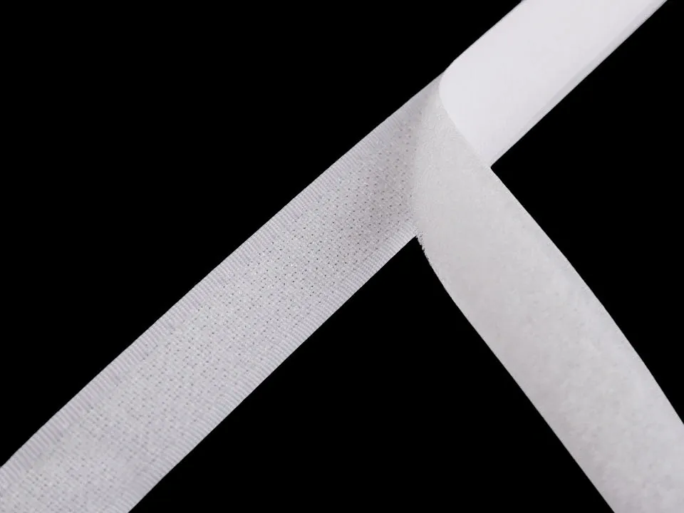 Suchý zips "biely" - 2 cm