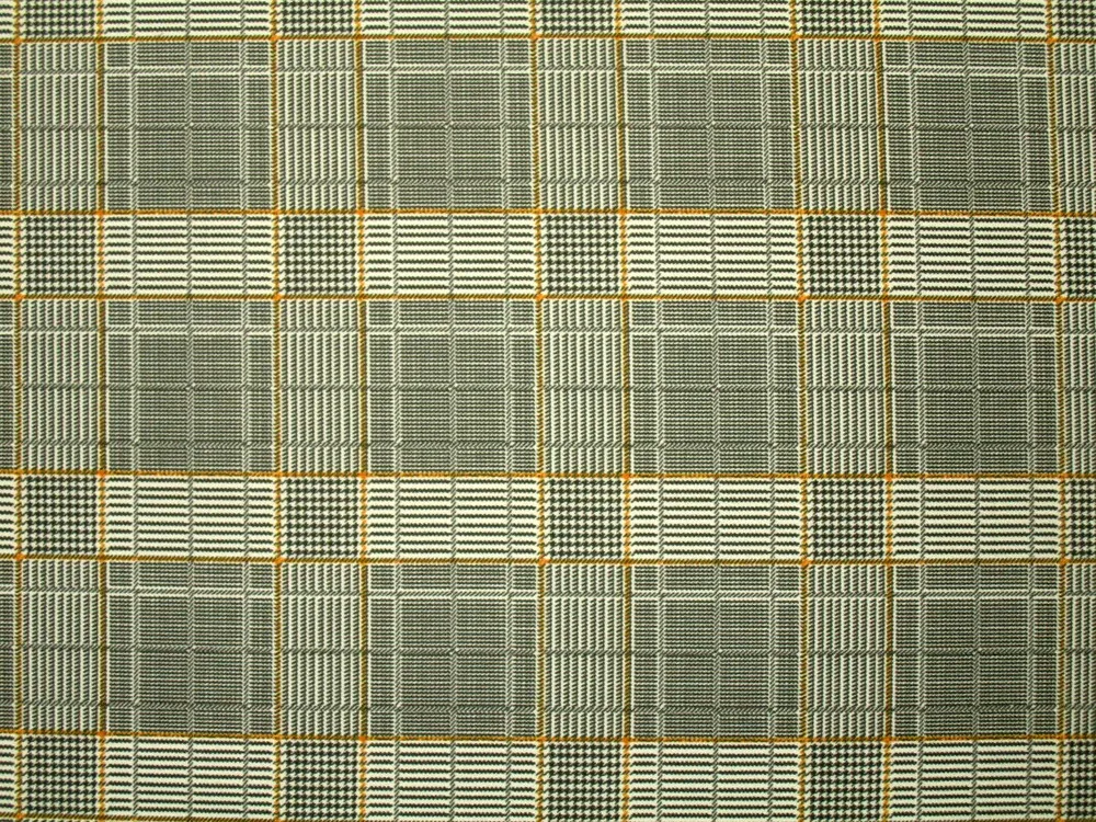 Šatovka maslovo-sivá "horčicové káro"