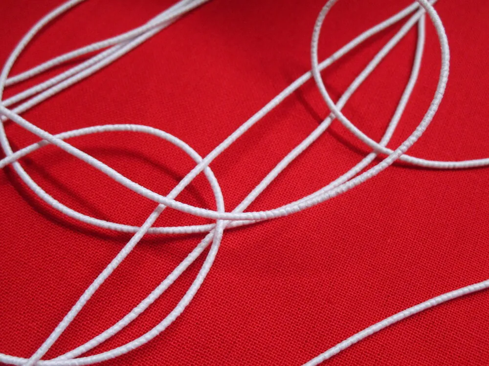 Guma klobúková "biela" - 1,3 mm