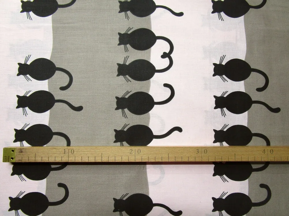 Bavlna ružovo-hnedá "mačičky" 