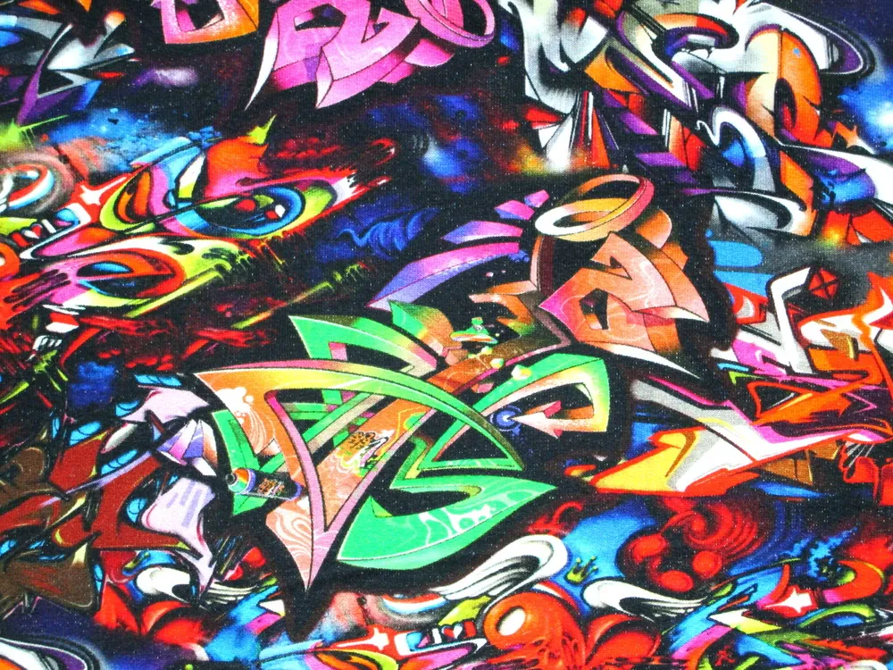 Teplákovina počesaná "grafity"