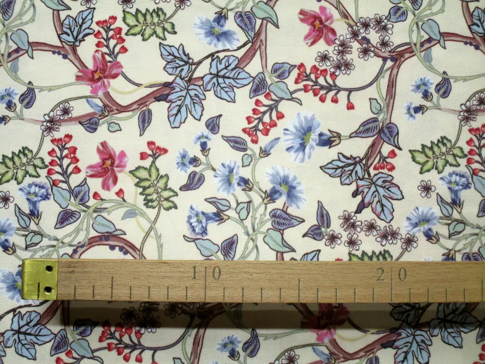 Šatovka béžová "kvety" 