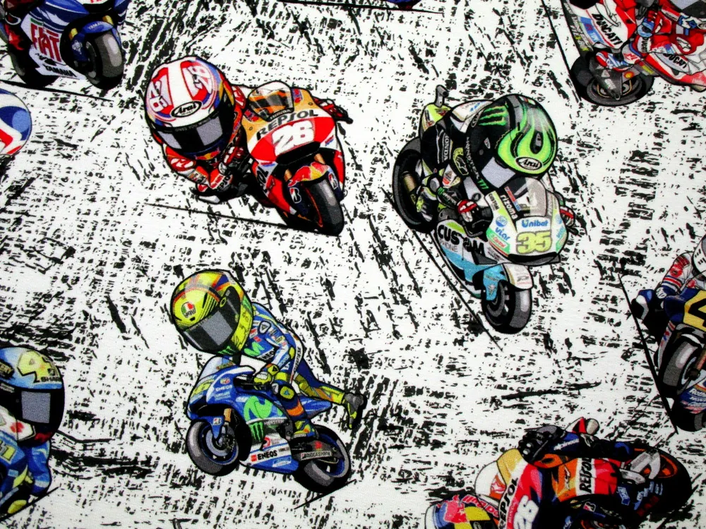 Teplákovina smotanová "motorkár"