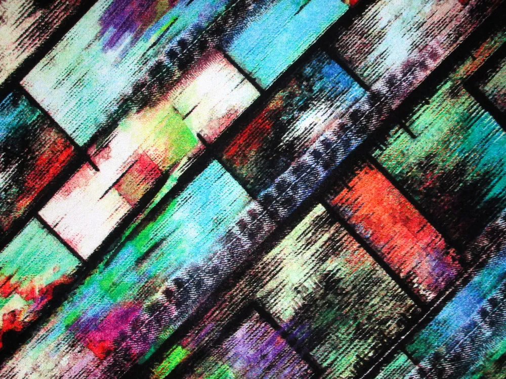 Úplet farebný "geometrický vzor" 