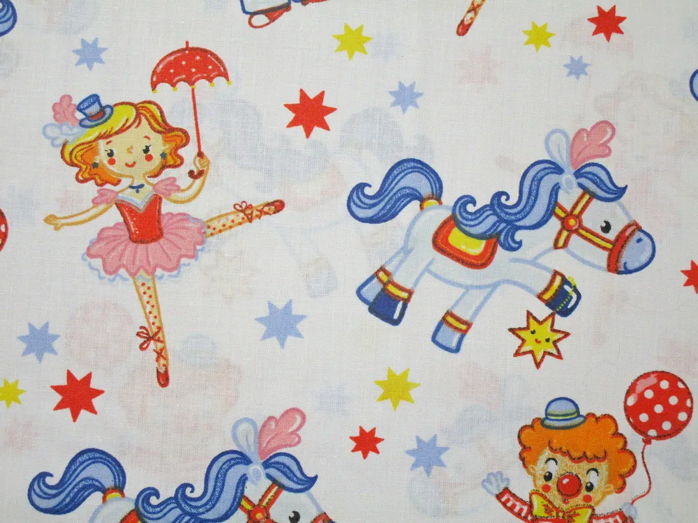 Bavlna biela "baletka, šašo, poník"