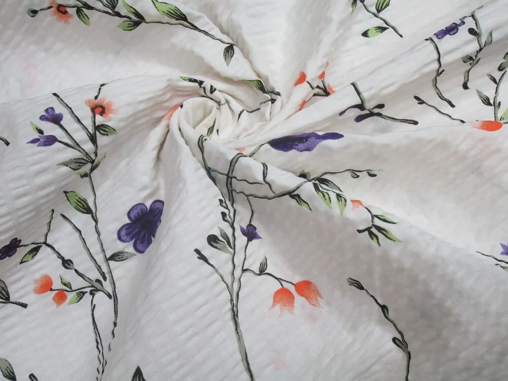 Krep maslový "kvety"