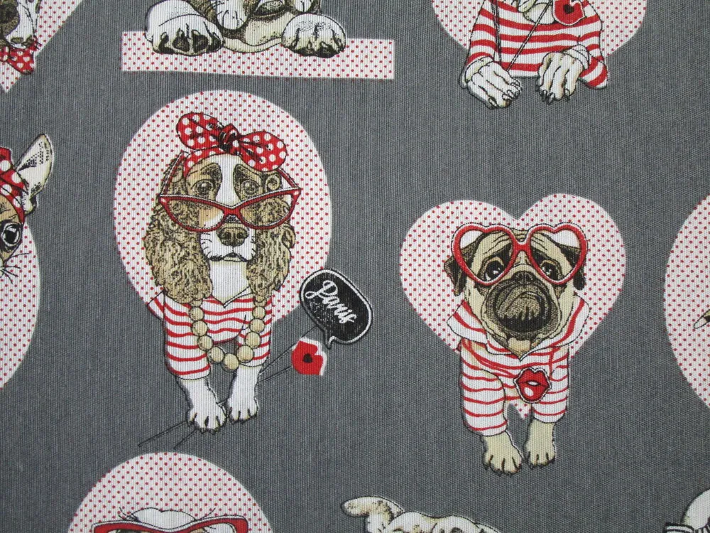 Poťahovka sivá "psík"