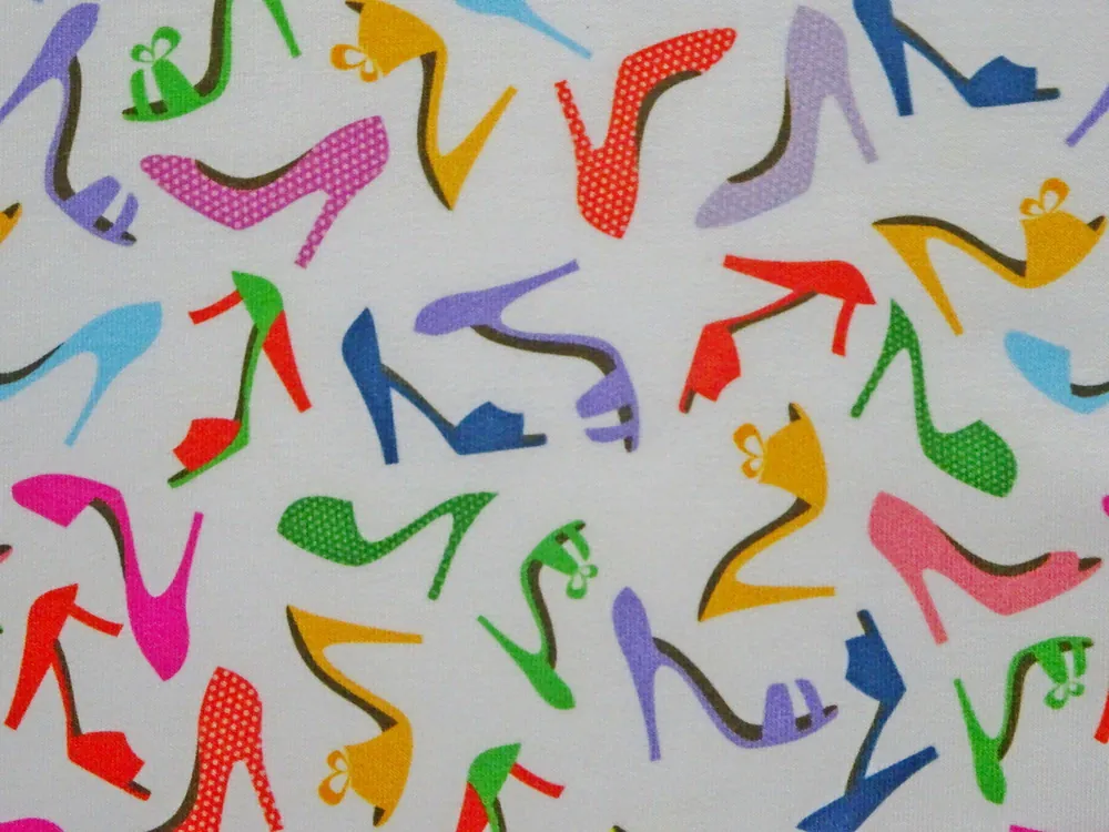 Úplet biely "farebné dámske lodičky"