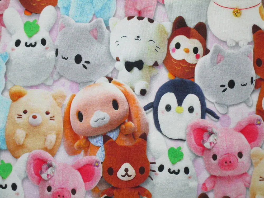 Úplet farebný "zvieratká" - talianska digitálna tlač