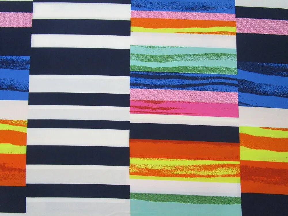 Šatovka "farebné pásiky" 