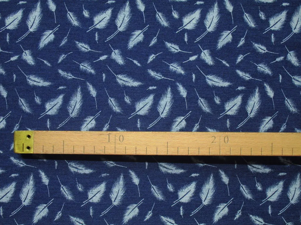 Riflovina modrá "svetlomodré pierka"