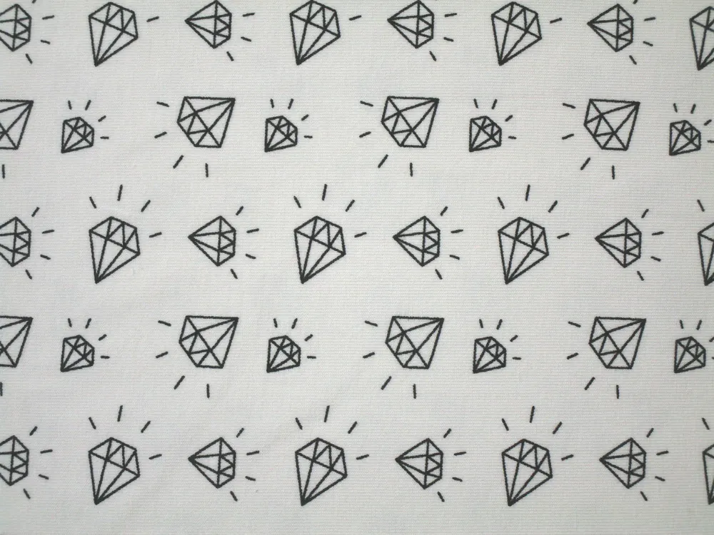 Úplet smotanový "čierny diamant"