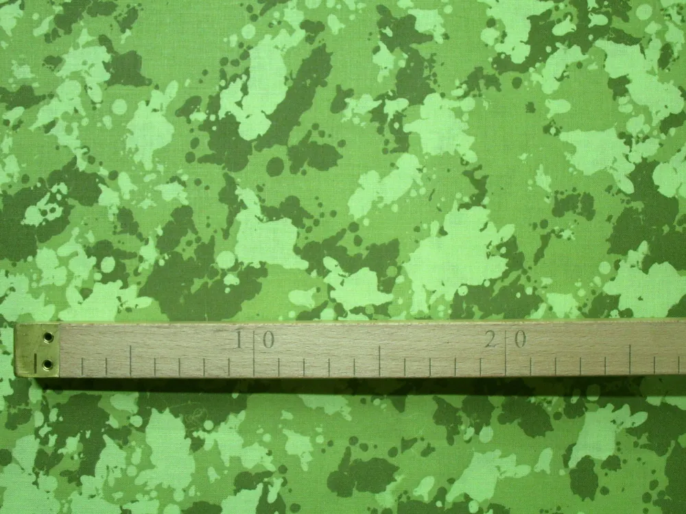 Bavlna zelená "zelený maskáč" 