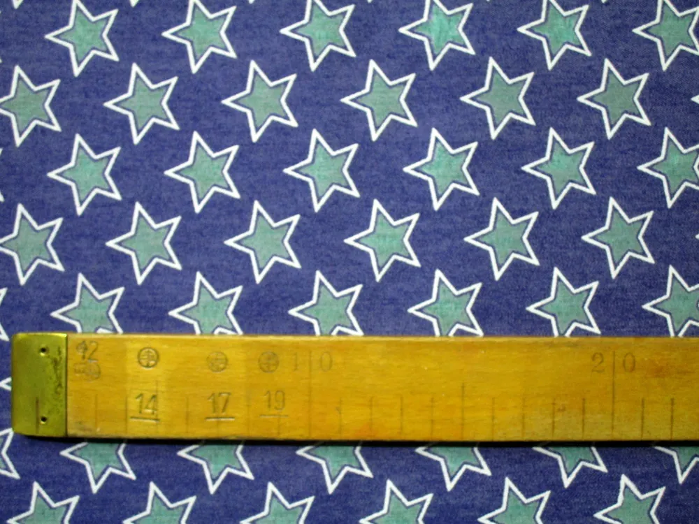 Riflovina modrá "zelené hviezdičky"