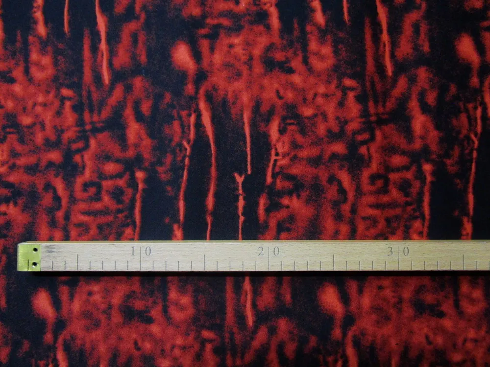 Riflovina čierna "škoricový vzor" 