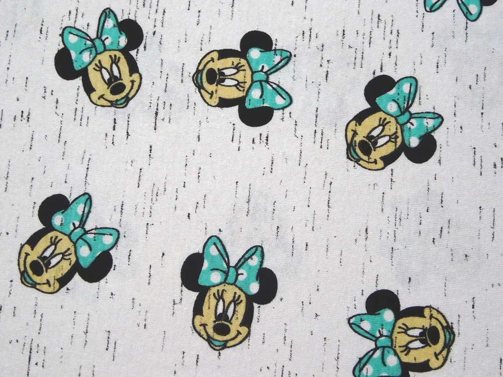 Úplet biely "Minie s mint mašličkou"