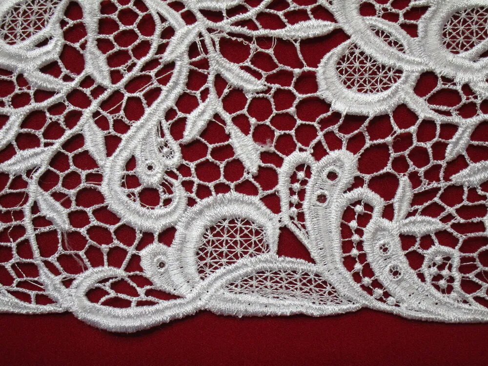 Krajka biela "ornamenty"