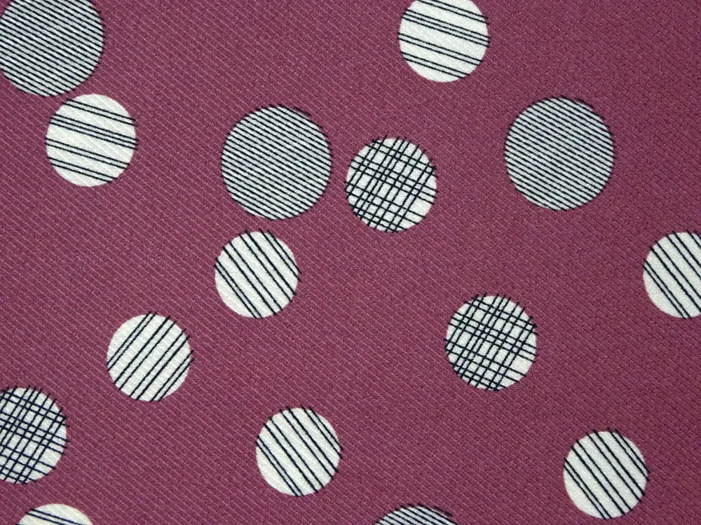 Šatovka staroružovo-fialová "bodka"