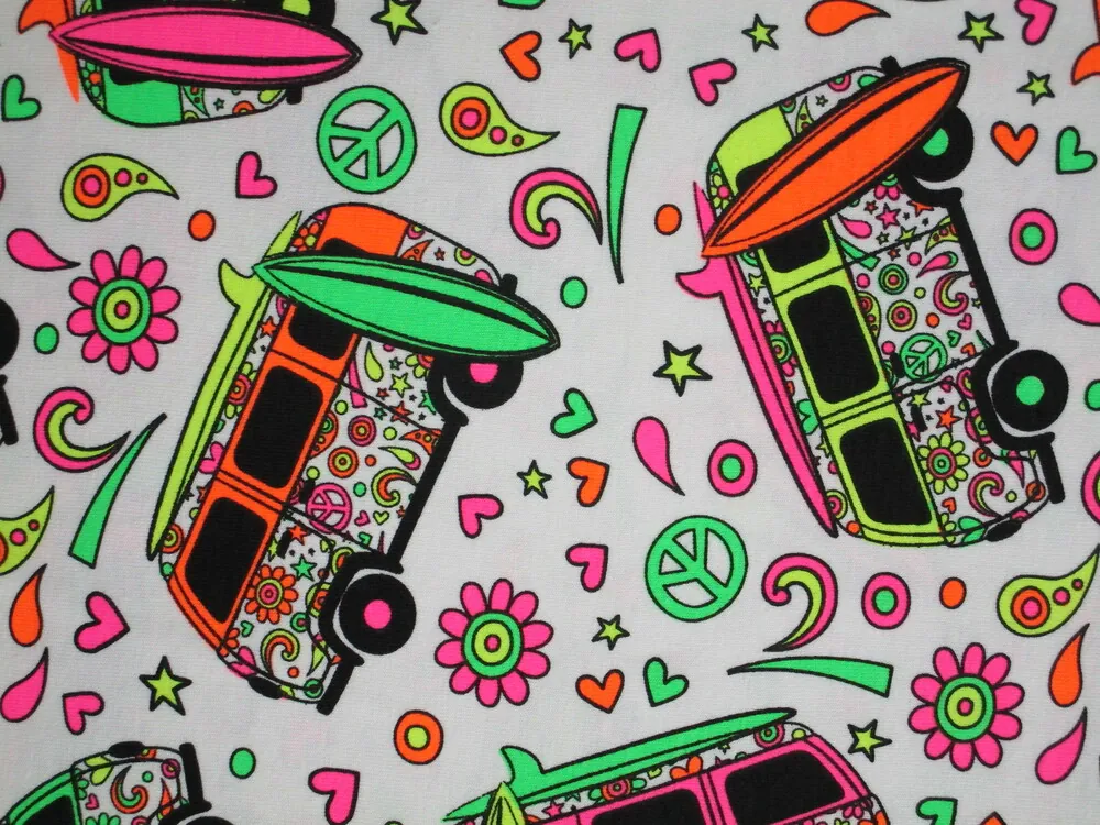 Úplet smotanový "neónový autobus" 