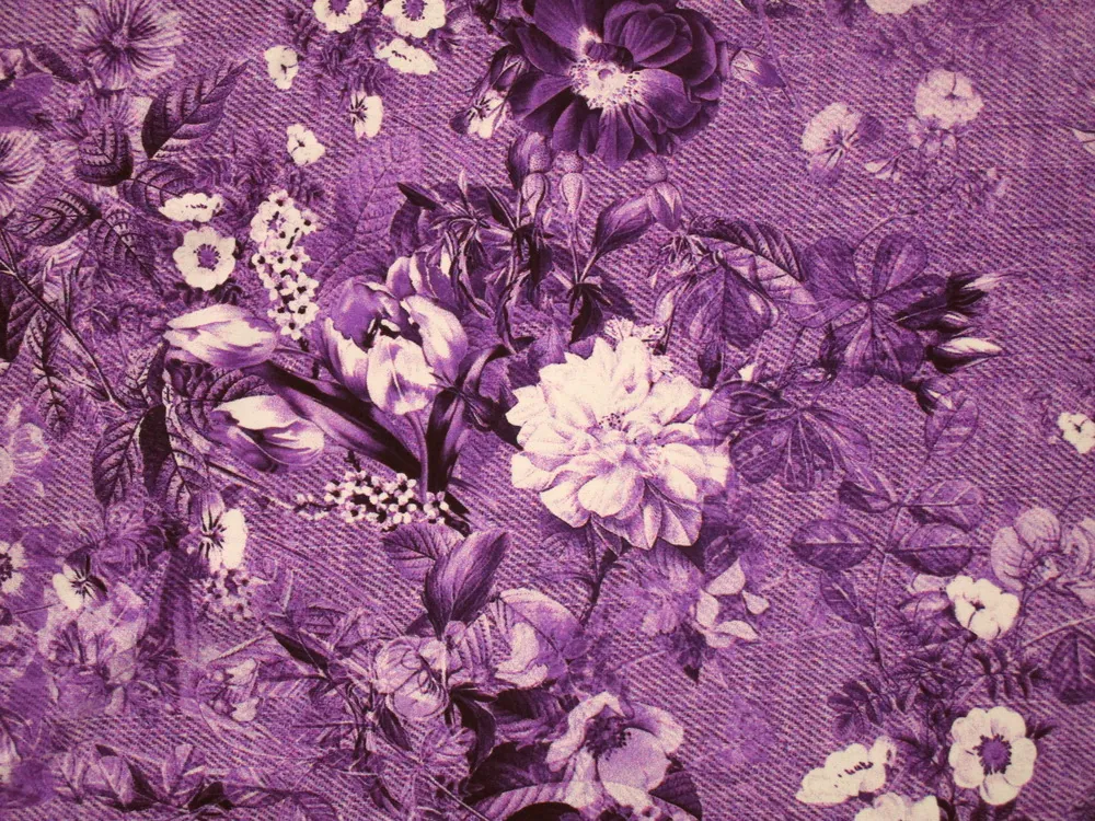 Úplet fialový "kvety"