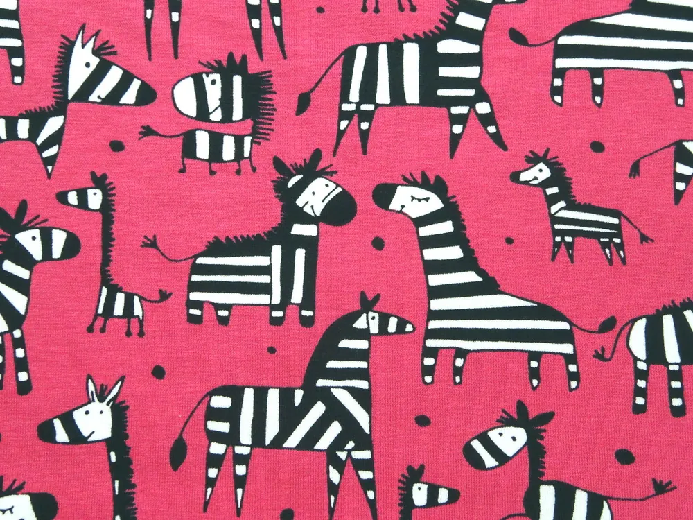 Úplet jahodový "zebra"