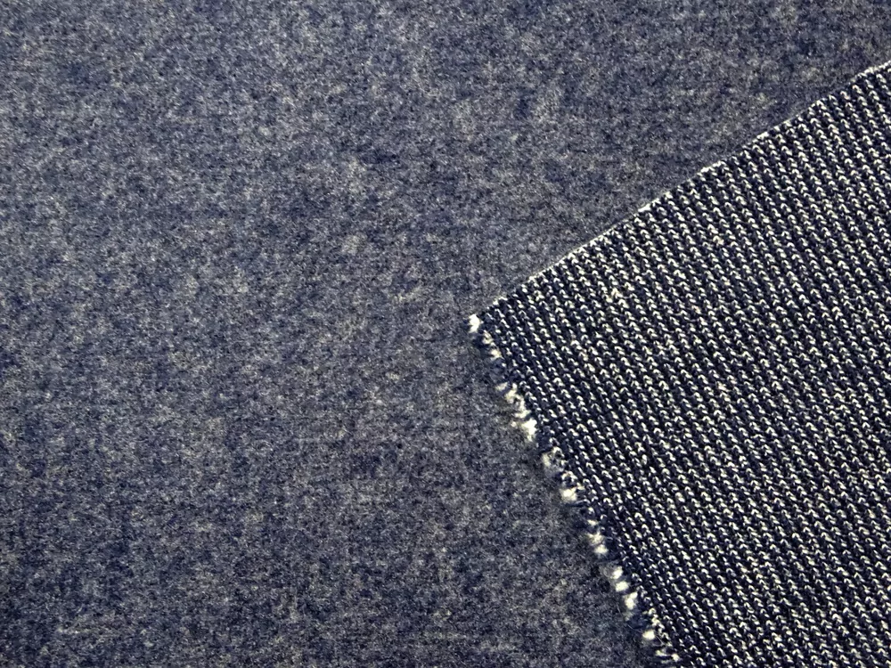 Flauš "modrý melír" 