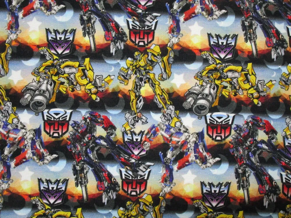 Teplákovina žlto-modro-čierna "TRANSFORMERS"