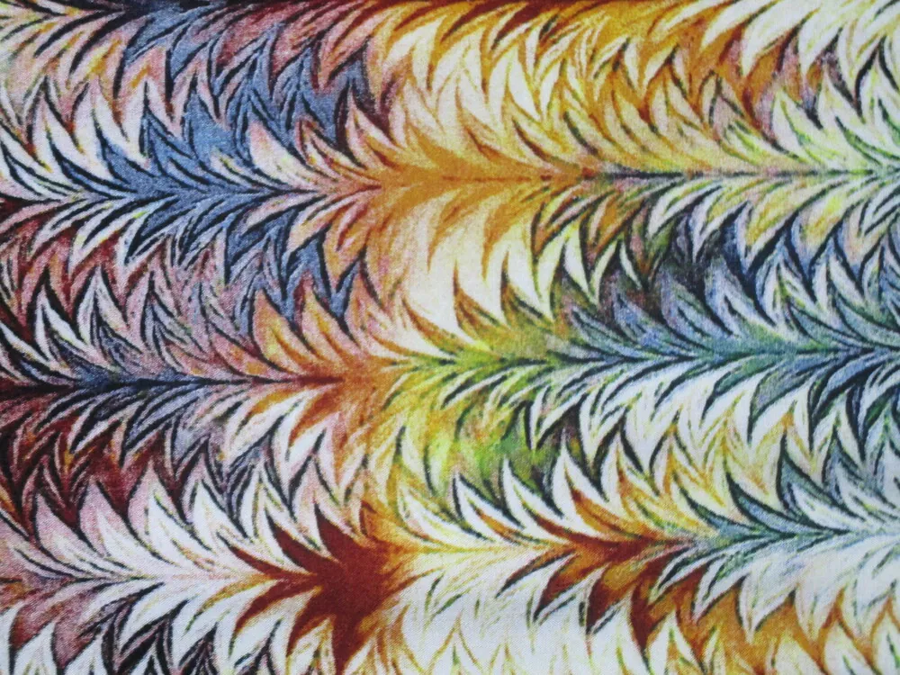 Šatovka farebná "listy" 