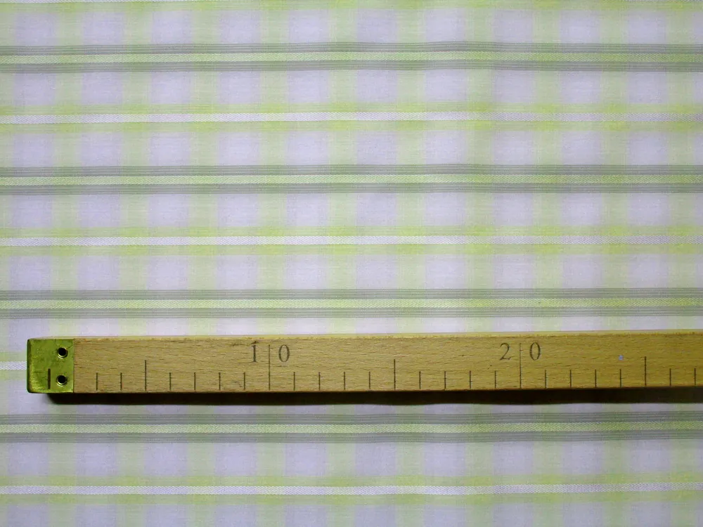 Košelovina biela "žlté káro" 