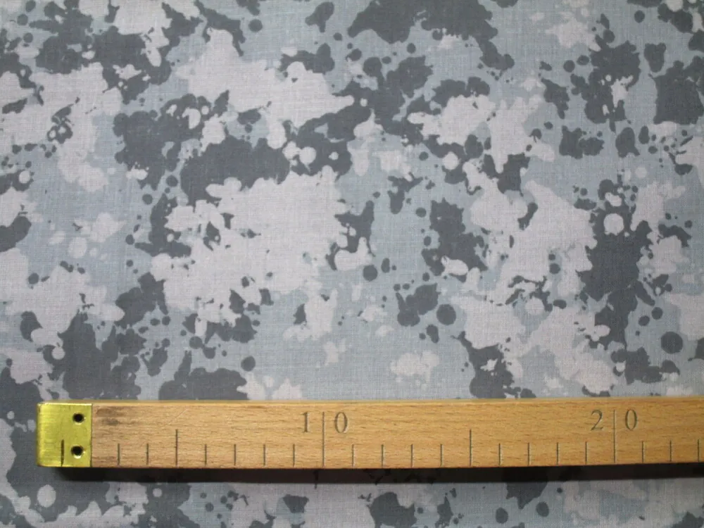 Bavlna sivá "maskáč" 