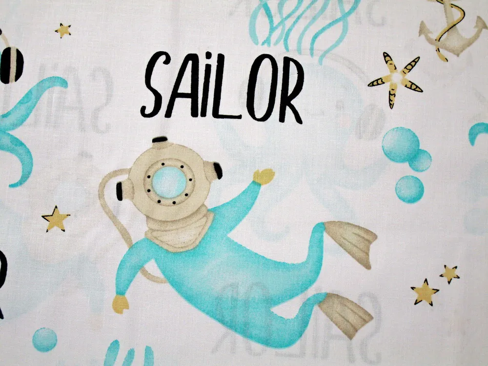 Bavlna biela "SAILOR"