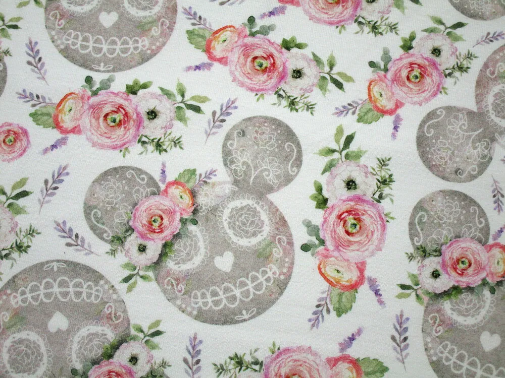 Teplákovina smotanová "Halloween Minie"