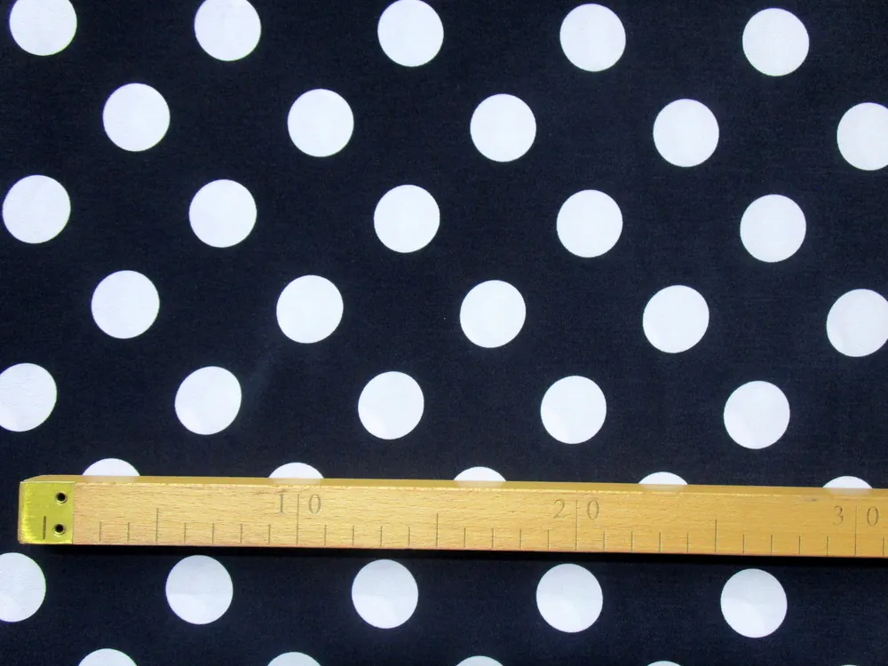 Šatovka tmavomodrá do čierna "biela bodka"